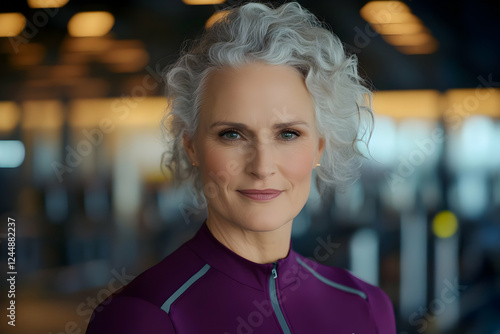 Confident Senior Woman Smil...