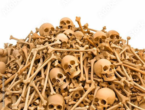 Pile of Skulls and Bones Cr...