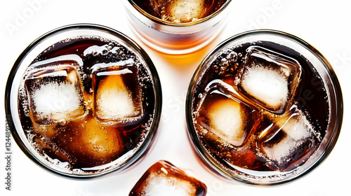 Three Glasses Filled with I...