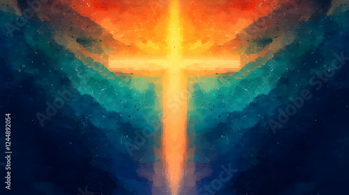 Glowing Cross Illuminates C...