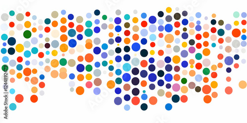 Colorful Dotted Pattern Cre...