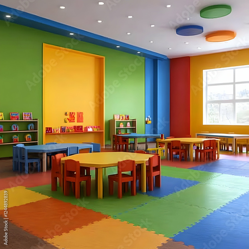 Colorful Playroom Design Sh...