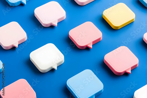 Colorful Speech Bubbles For...