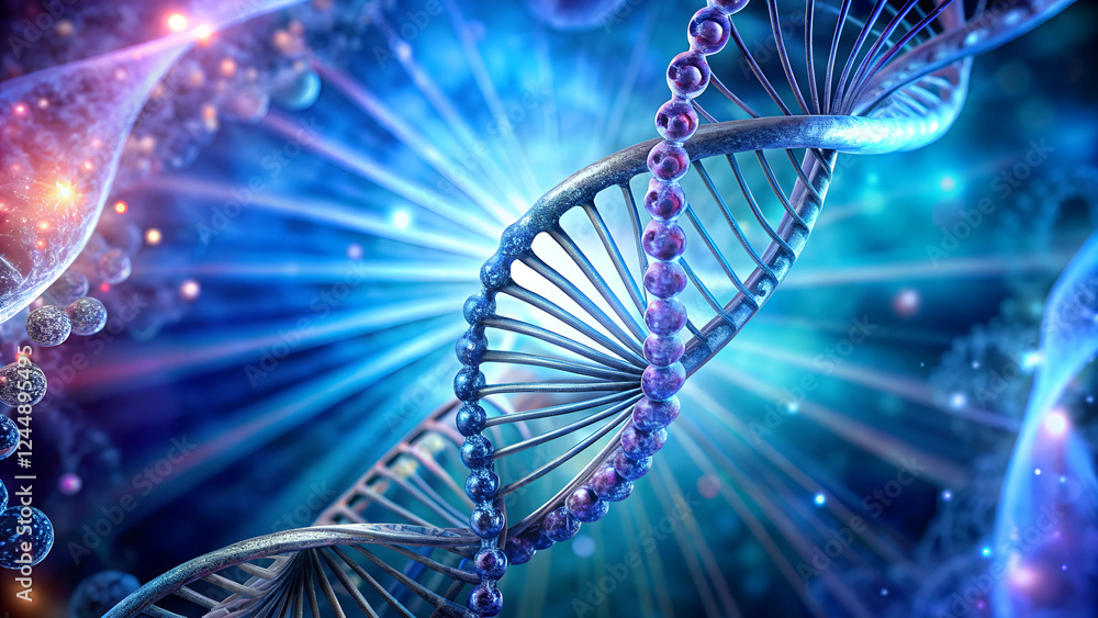 abstract background with DNA
