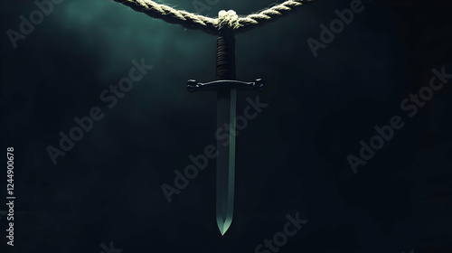 A Short Sword Hangs from a ...