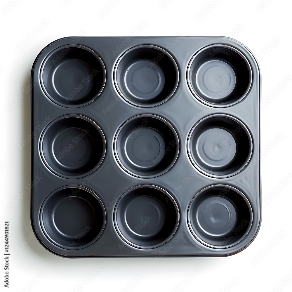 Muffin Pan isolated on white background Muffin Pan isolated on white background
