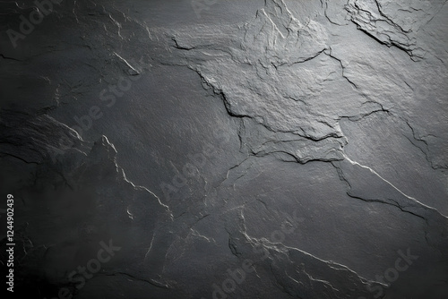 Dark Grey Slate Stone Textu...