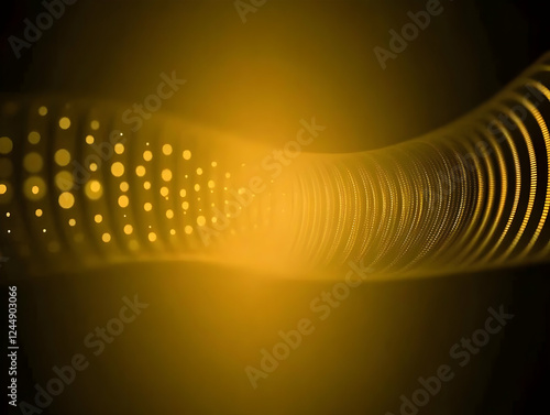 Golden Abstract Background ...