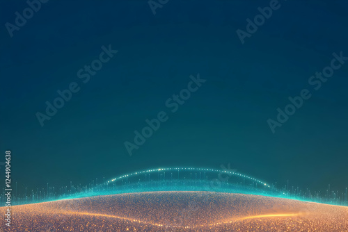 Abstract Background with Gl...