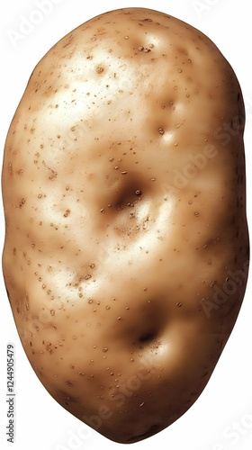 Single Russet Potato Tuber ...