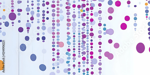 Colorful Circles Cascading ...