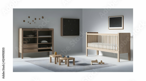 Modern Minimalist Nursery I...