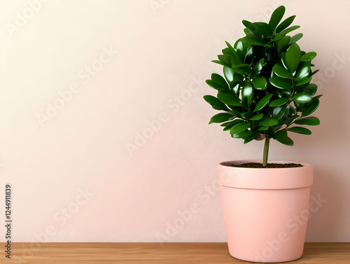 3D Render of Small Green Pl...