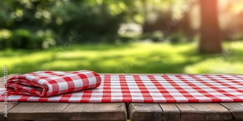 Red and White Checkered Tab...
