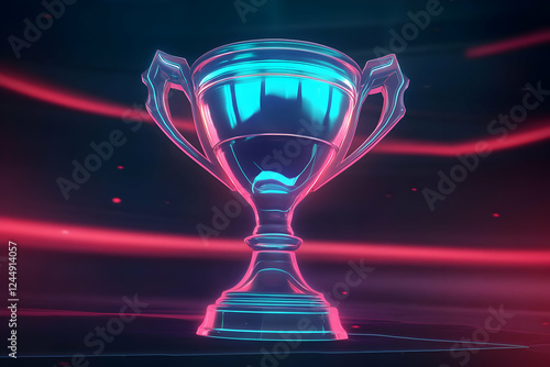 Glowing Trophy Stands Majes...
