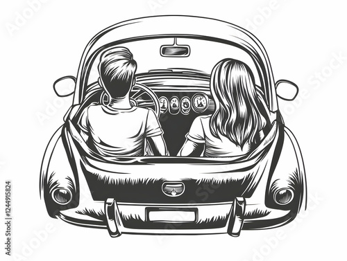 Couple Enjoys a Scenic Driv...