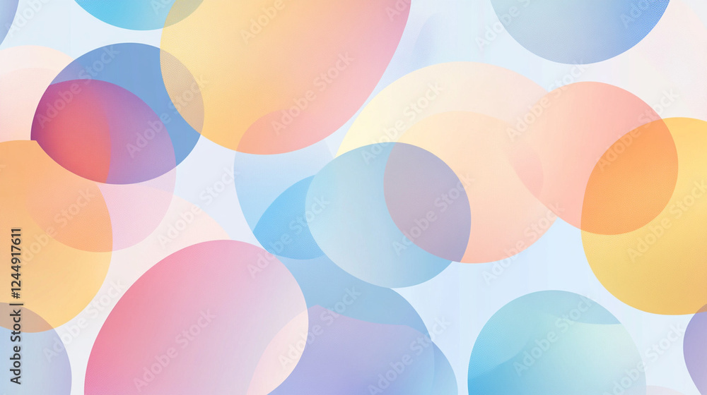 Abstract modern design, geometric soft shapes, pastel gradient circles, minimal futuristic background, aesthetic digital wallpaper Abstract modern design, geometric soft shapes, pastel gradient circles, minimal futuristic background, aesthetic digital wallpaper