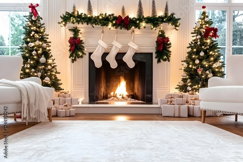 Cozy Living Room Decorated ...