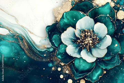 Abstract Flower Blooms Beau...