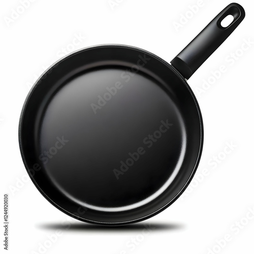 Empty Black Frying Pan with...