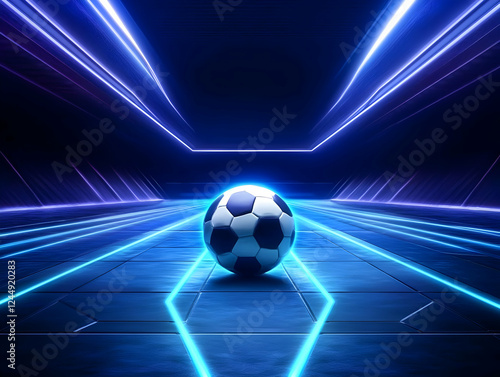 Soccer Ball Rests on Futuri...
