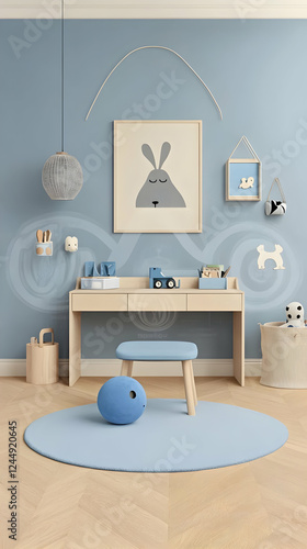 Modern Kids Room Interior D...