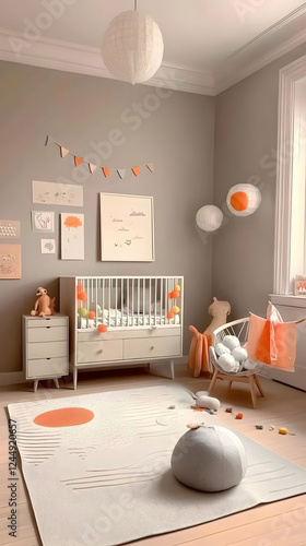 Modern Neutral Baby Room De...