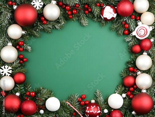 Christmas Border Frame Deco...