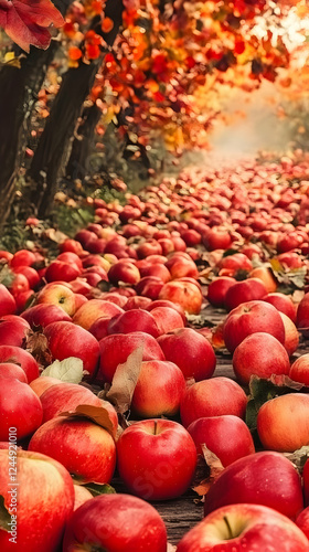 Abundant Red Apples Cover P...