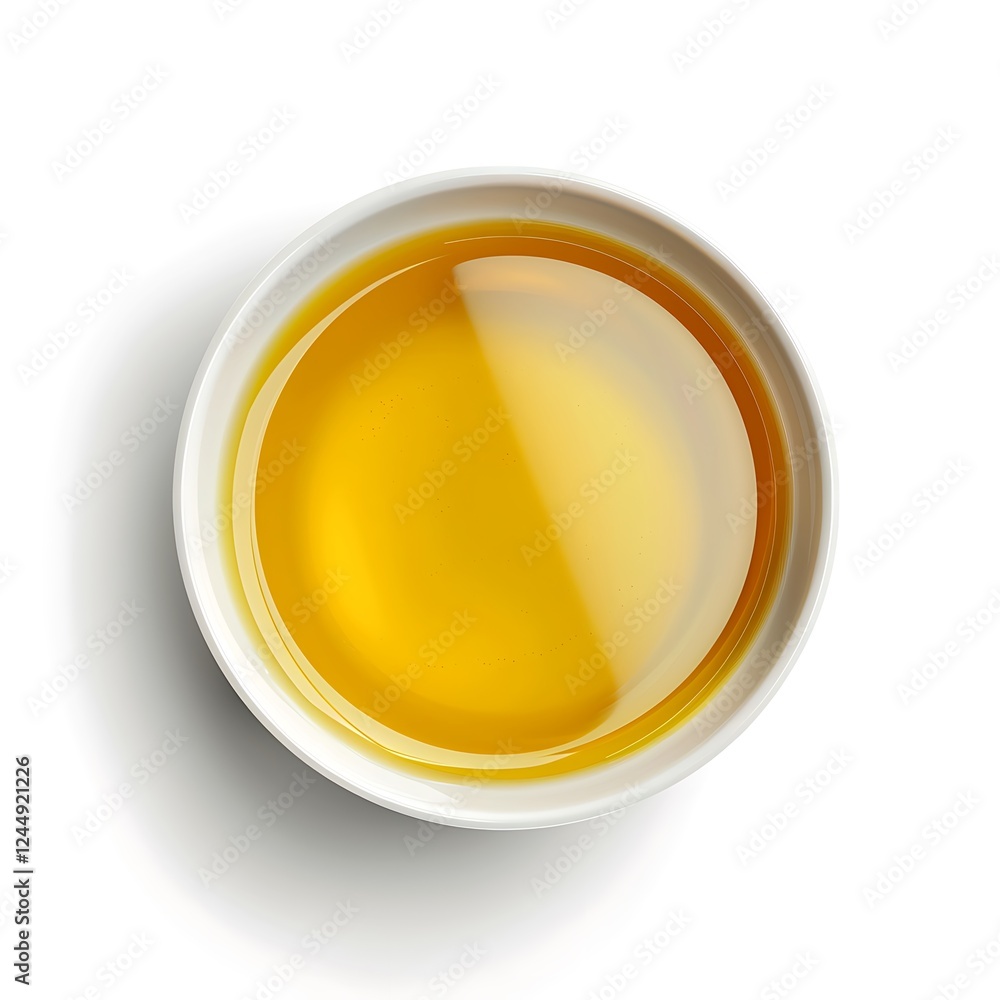 Olive oil in a bowl isolated on white background Olive oil in a bowl isolated on white background