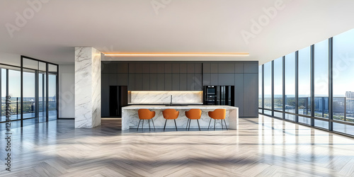 Modern Kitchen Design in Hi...