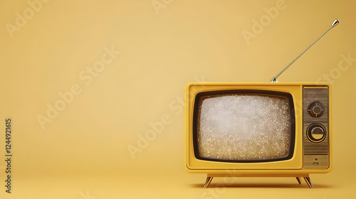Yellow Retro TV Shows Stati...