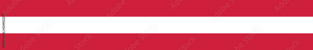 Naklejka premium Austria flag long banner digital vector illustration