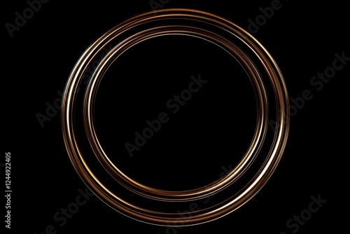 Golden Double Ring Forms an...