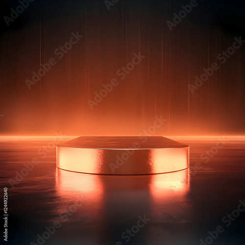 3D Rendered Podium Stands E...