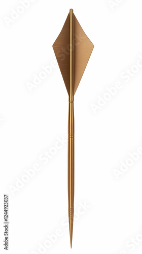 Single Golden Dart Isolated...