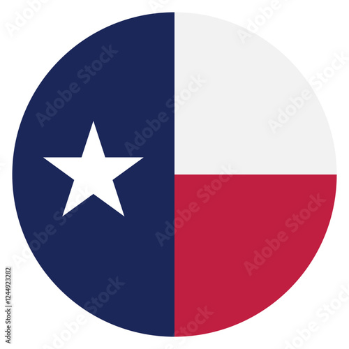 Texas flag. Texas circle flag logo icon computer vector illustration design Free Download Texas flag. Texas circle flag logo icon computer vector illustration design - GFXLoad