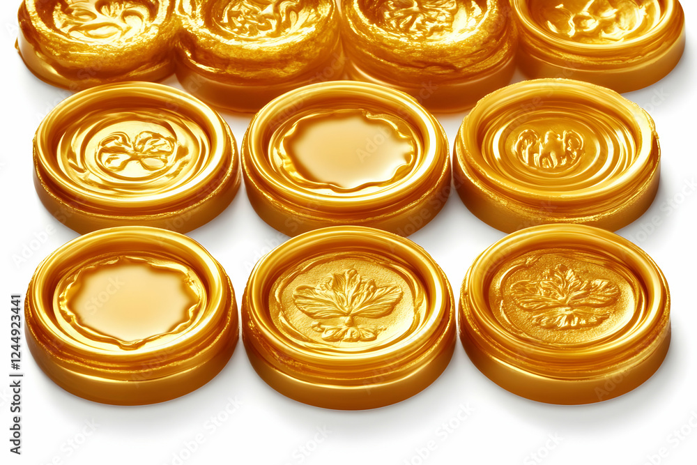 Golden Cosmetic Cream Jars with Embossed Designs Showcase Elegance and Luxury Perfectly Golden Cosmetic Cream Jars with Embossed Designs Showcase Elegance and Luxury Perfectly