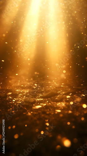 Golden glitter abstract bac...
