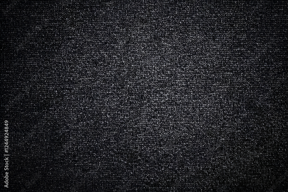Dark Knitted Fabric Texture Background Shows Detailed Threads and Weaving in Close Up for Textile Design and Fashion Concepts Dark Knitted Fabric Texture Background Shows Detailed Threads and Weaving in Close Up for Textile Design and Fashion Concepts