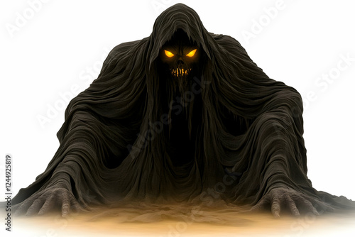 3D Illustration of a Dark F...