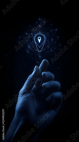 Hand Reaches for Glowing Lo...