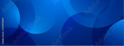 blue gradient geometric background featuring overlapping circles in shades of blue, suitable for presentations, modern designs, or web interfaces.