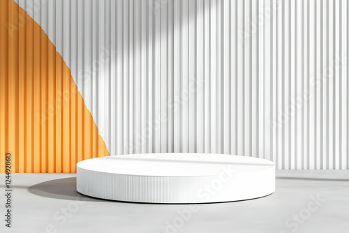 White Cylindrical Product D...