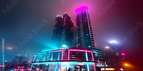 Modern Buildings Illuminate...