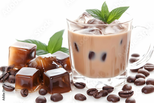 Iced Coffee with Coffee Ice...