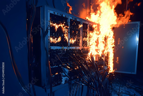 Electrical Panel Engulfed i...
