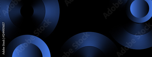 dark blue and black gradient geometric background in modern style  perfect for web design, modern presentations, and abstract artistic projects.