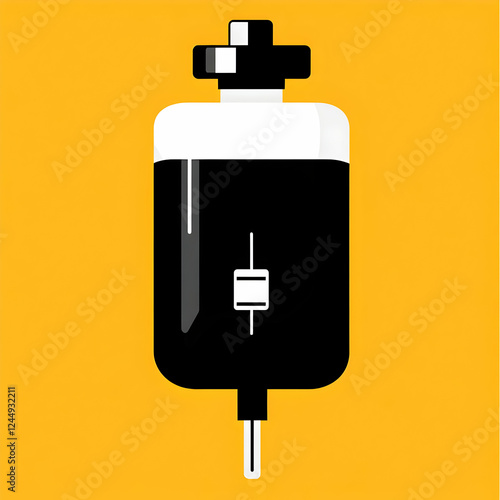 Intravenous Drip Bag Illust...