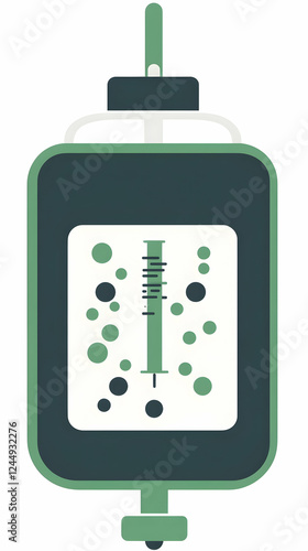 IV Drip Bag Illustration Sh...